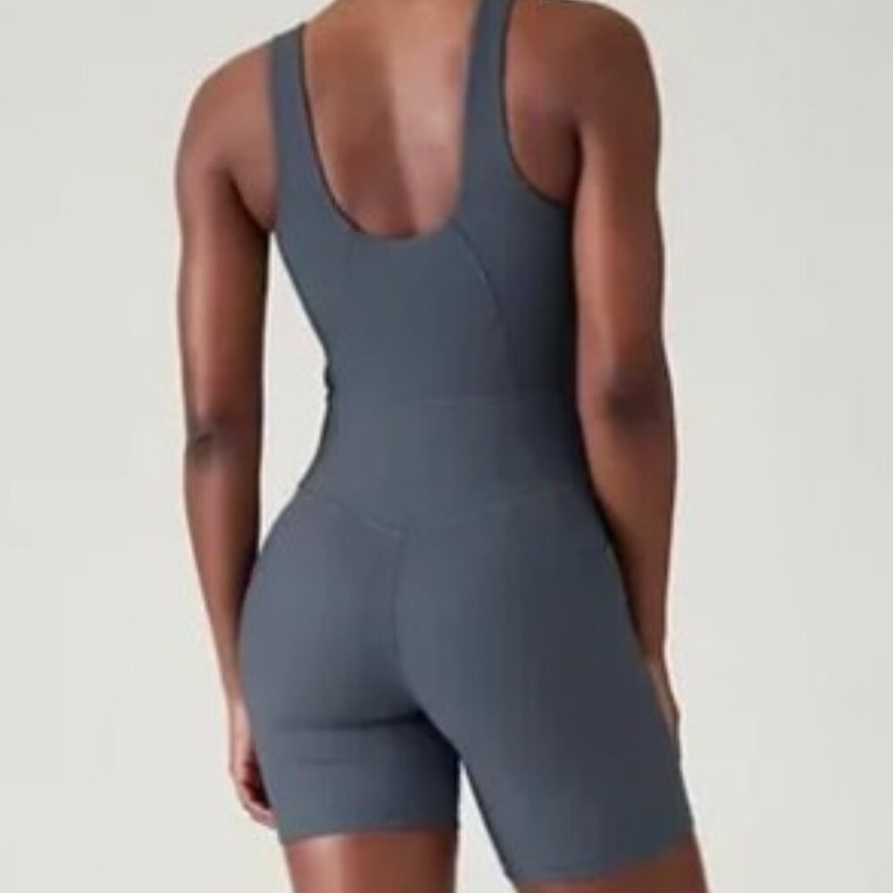 Athleta NWT Salutation Ribbed Bike Suit - Picture 4 of 4